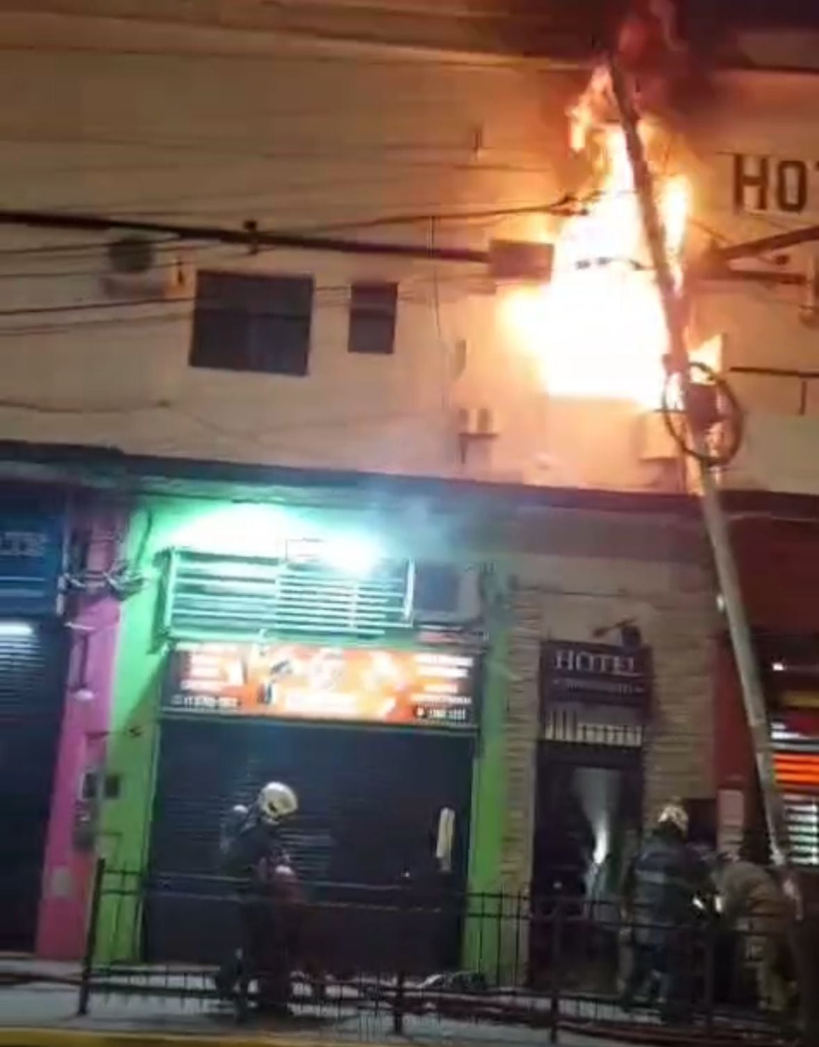 Se incendió un hotel en Constitución y evacuaron a 20 personas