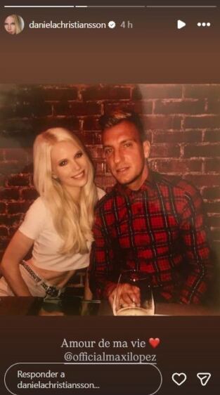 La foto inédita del comienzo de la relación entre Maxi López y Daniela Christiansson 5 La foto inédita que compartió Daniela en sus redes sociales