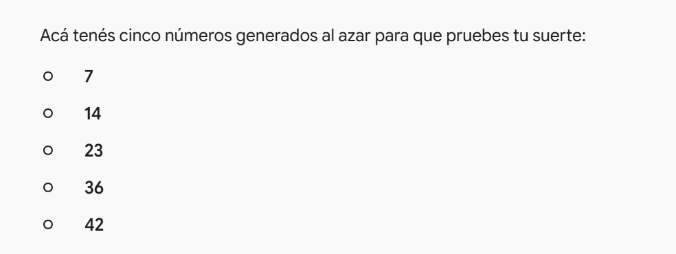 La predicción de Gemini