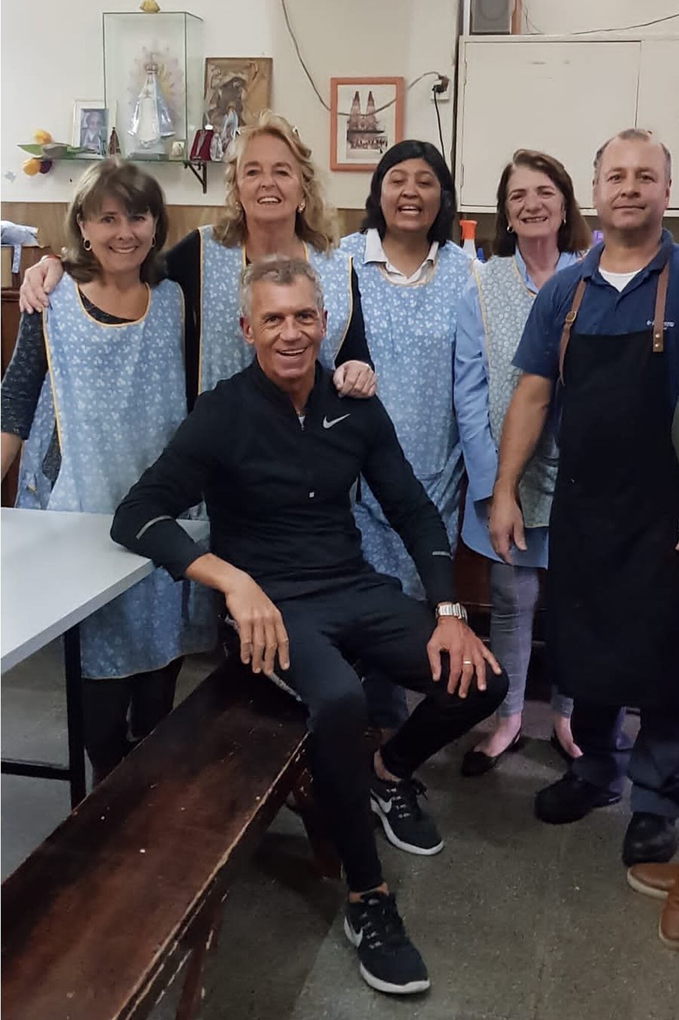 Ricardo Piñeiro y la otra cara de la vida: en la parroquita Las Esclavas, donde encontró ayuda a sus problemas con el alcohol