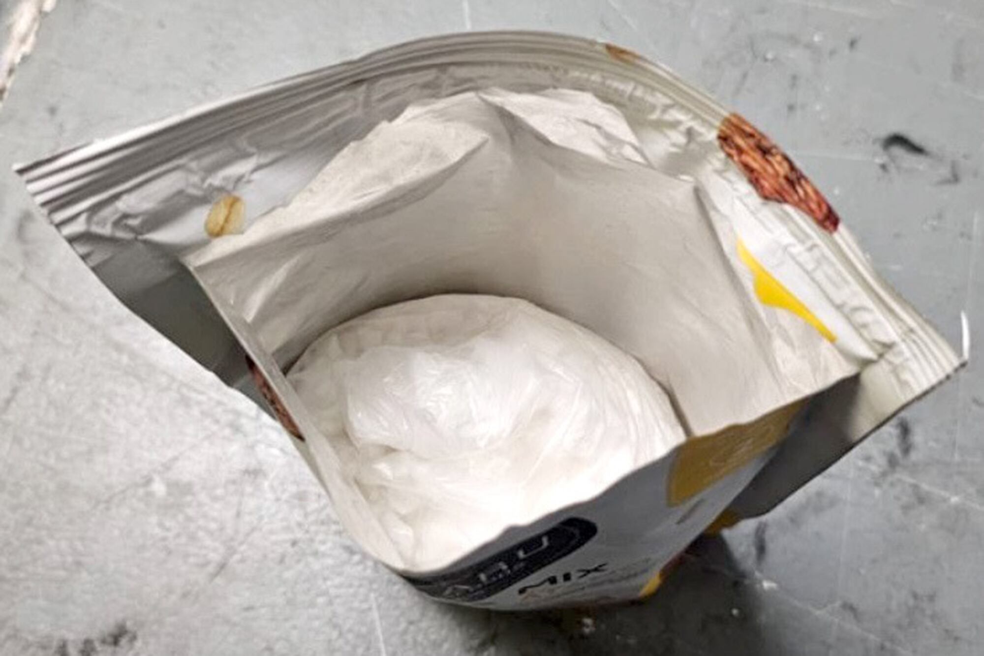 La droga estaba oculta en 18 paquetes que simulaban contener avena