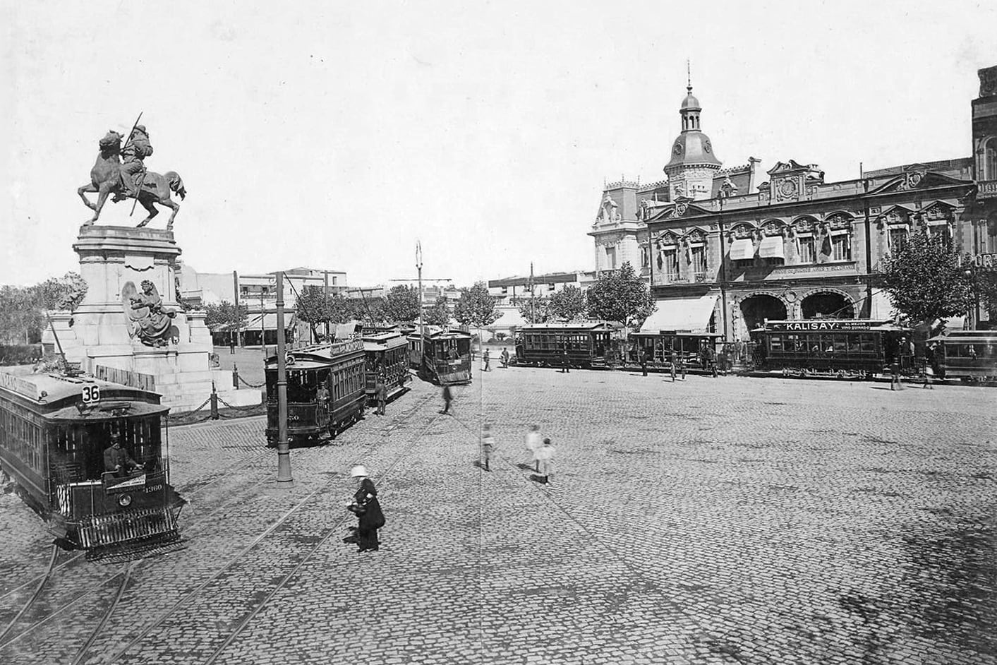 Plaza Italia c 1910
