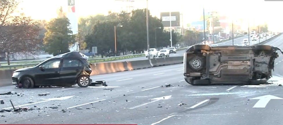 Chocaron tres autos en la Panamericana: murió una niña de 2 años