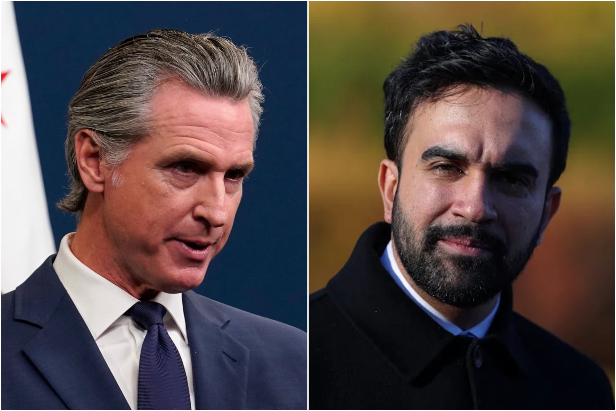 “Sé cómo termina esta historia de amor”: la advertencia de Newsom a Mamdani