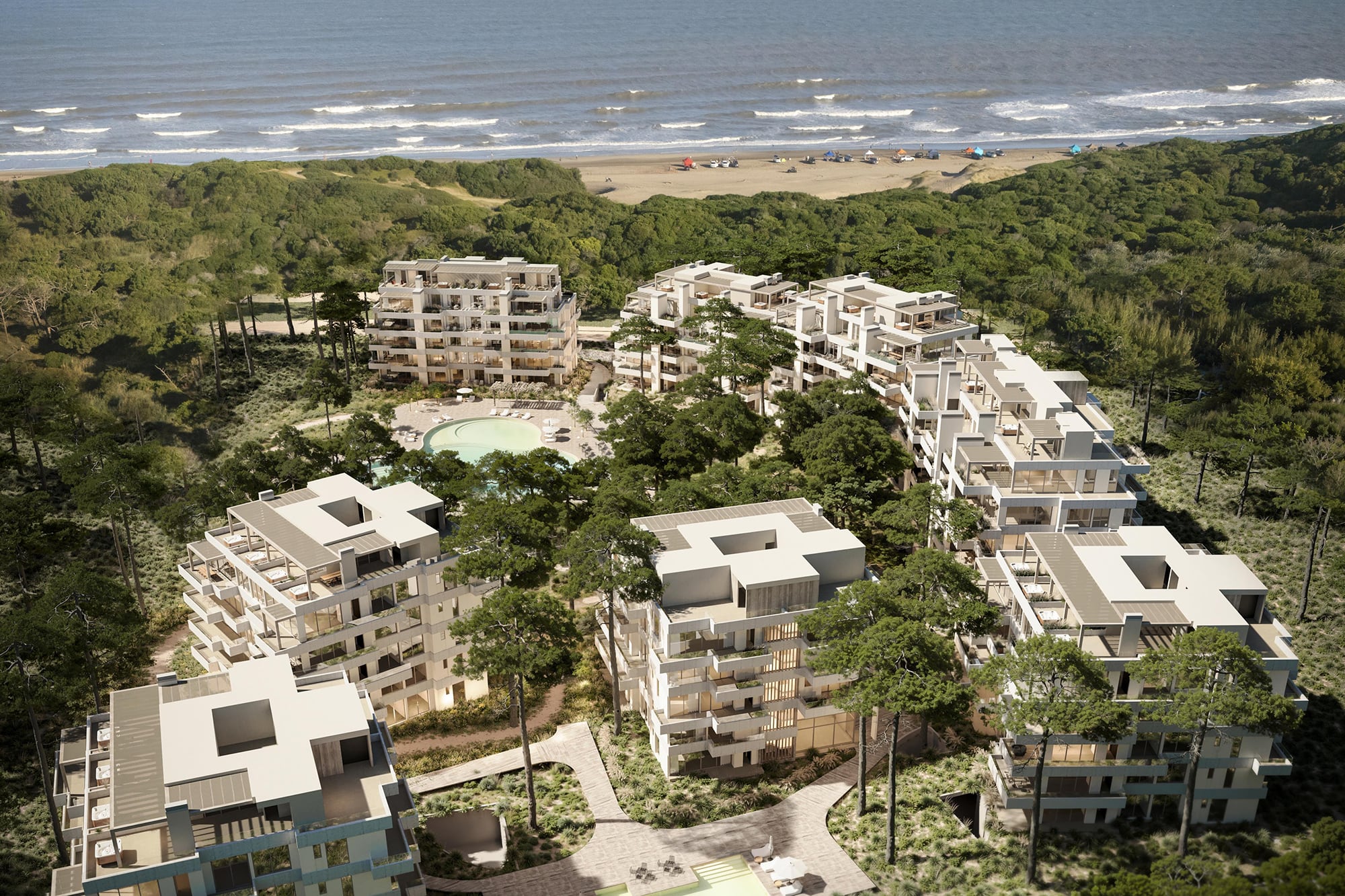 Loom Forest Village tiene 143 unidades que van de los 70 m2 a los 230 m2