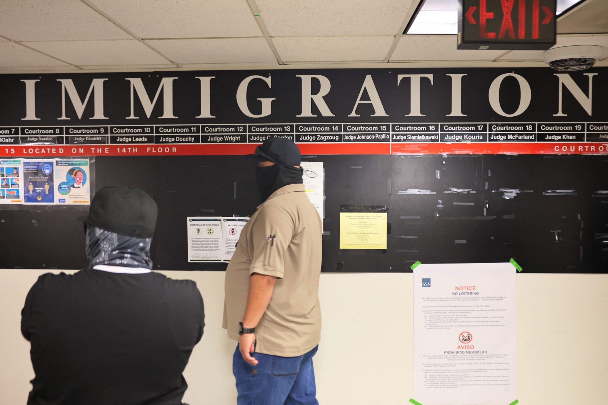 Los pasillos de la Corte migratoria de Nueva York se convirtieron en cotos de caza para el ICE