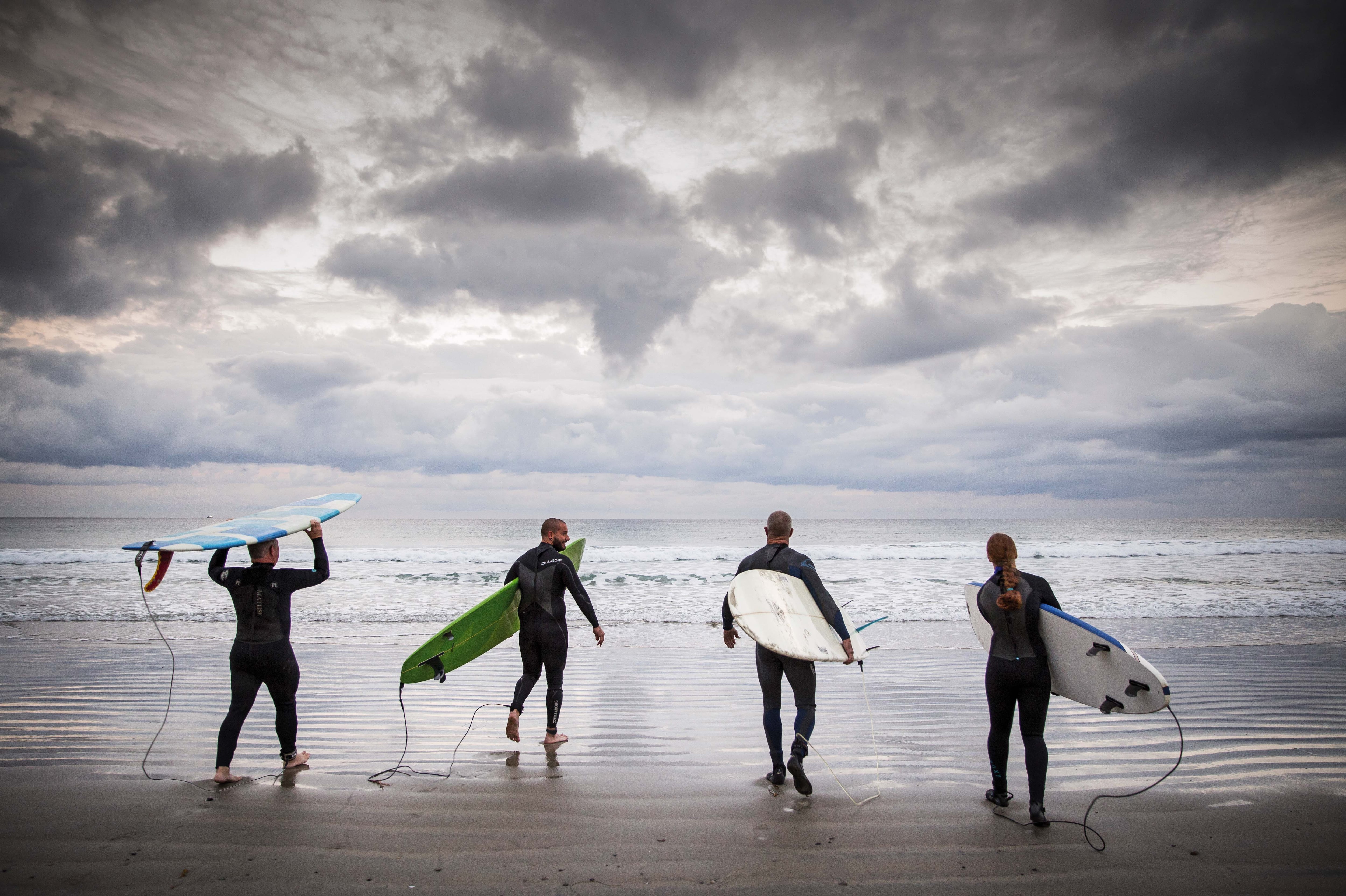 La bandera verde habilita hacer deportes náuticos