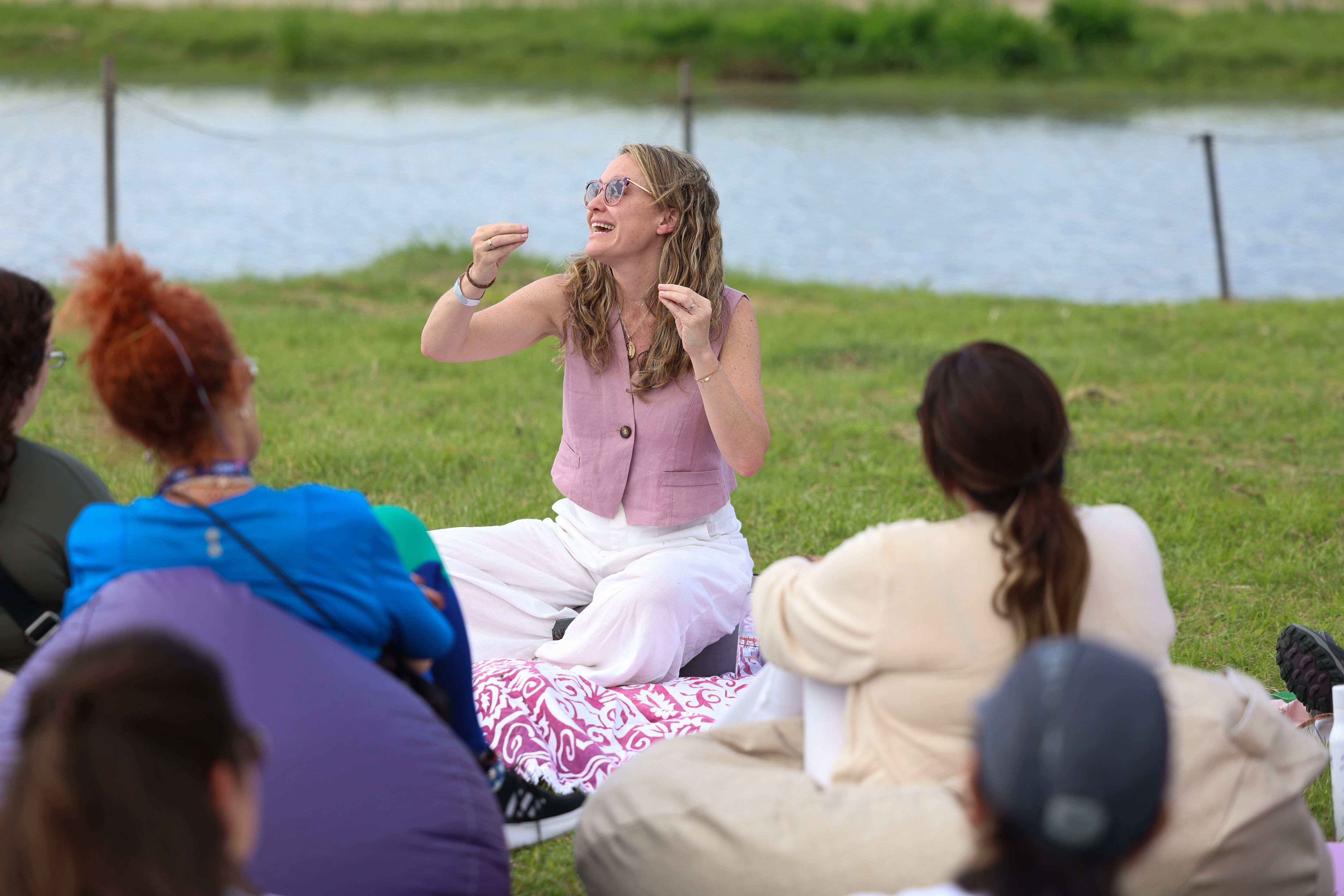 Vicky Salguero en la isla Zen