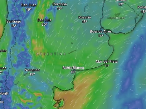 Hay alerta roja y naranja por frío, lluvias, nevadas y vientos para este jueves 30 de julio: las provincias afectadas