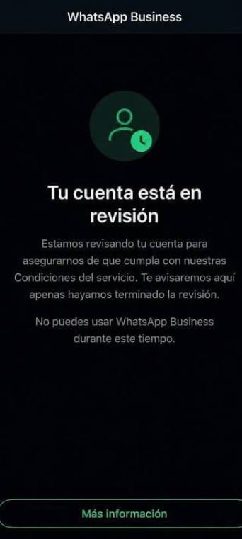Cuenta en revisión, qué significa y cómo solucionarlo