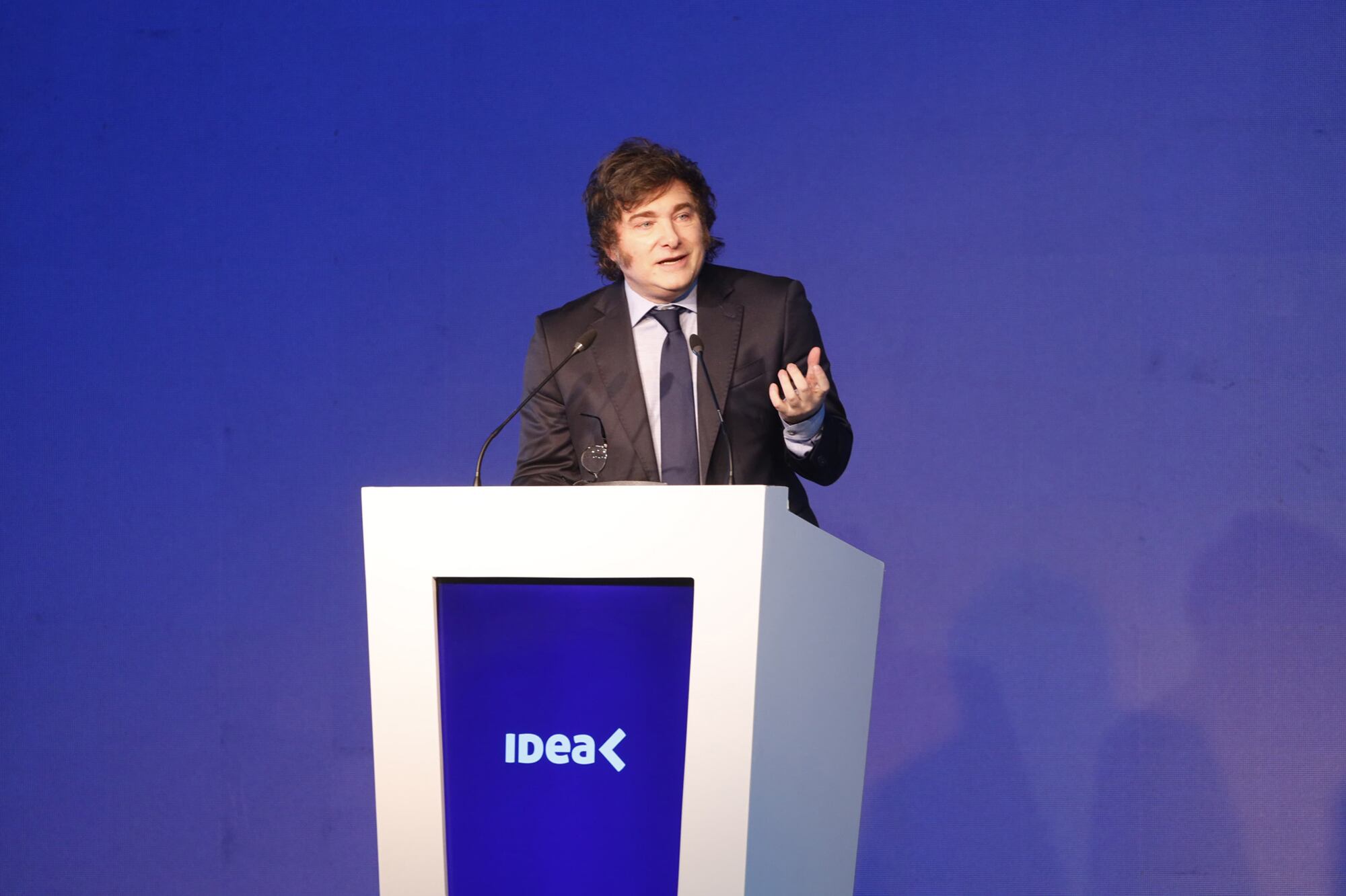 Javier Milei en el Coloquio de IDEA, en Mar del Plata