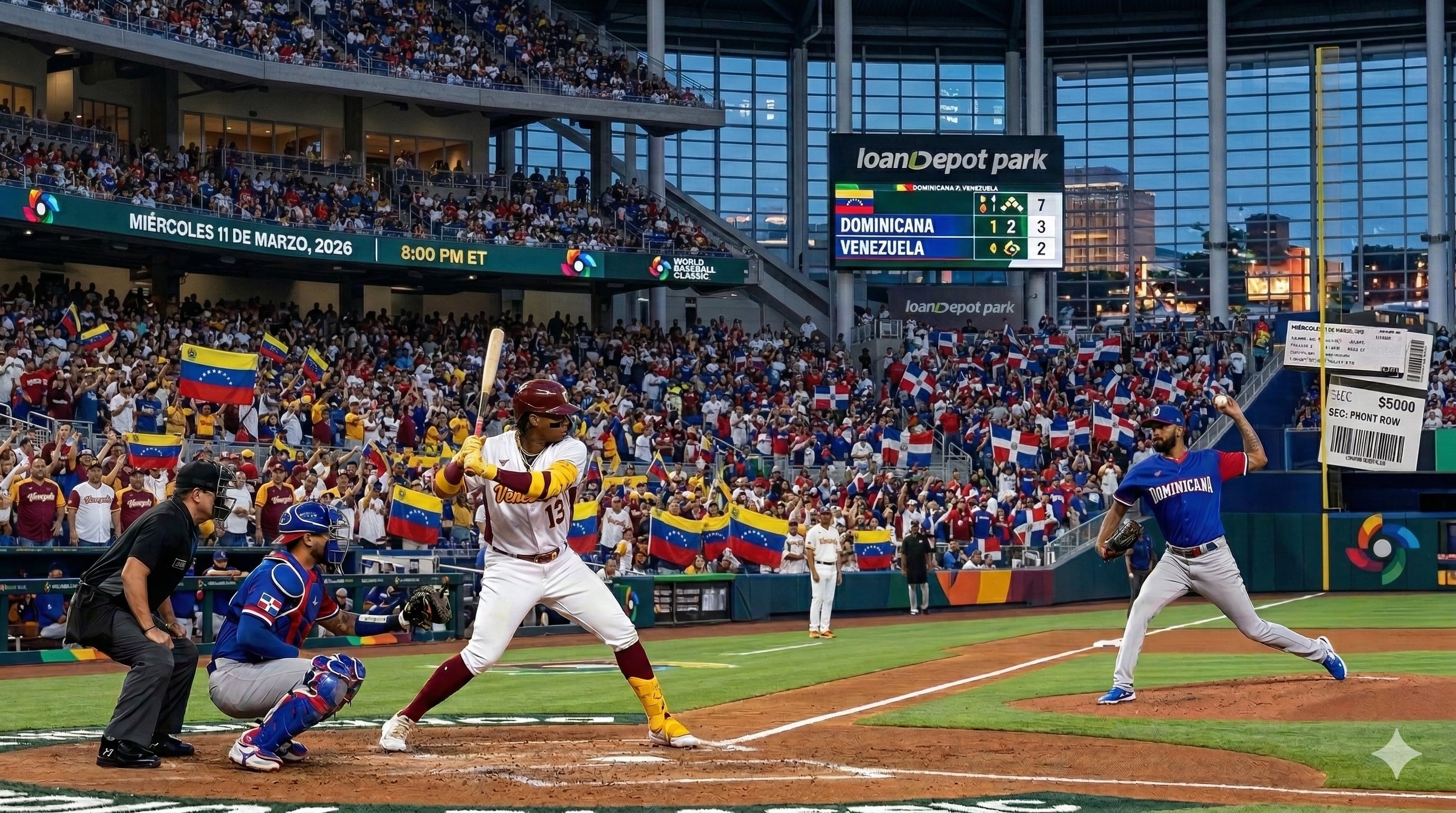 Venezuela vs. República Dominicana, hoy en Miami: hora y cómo ver en vivo el Clásico Mundial de Béisbol en EE.UU.