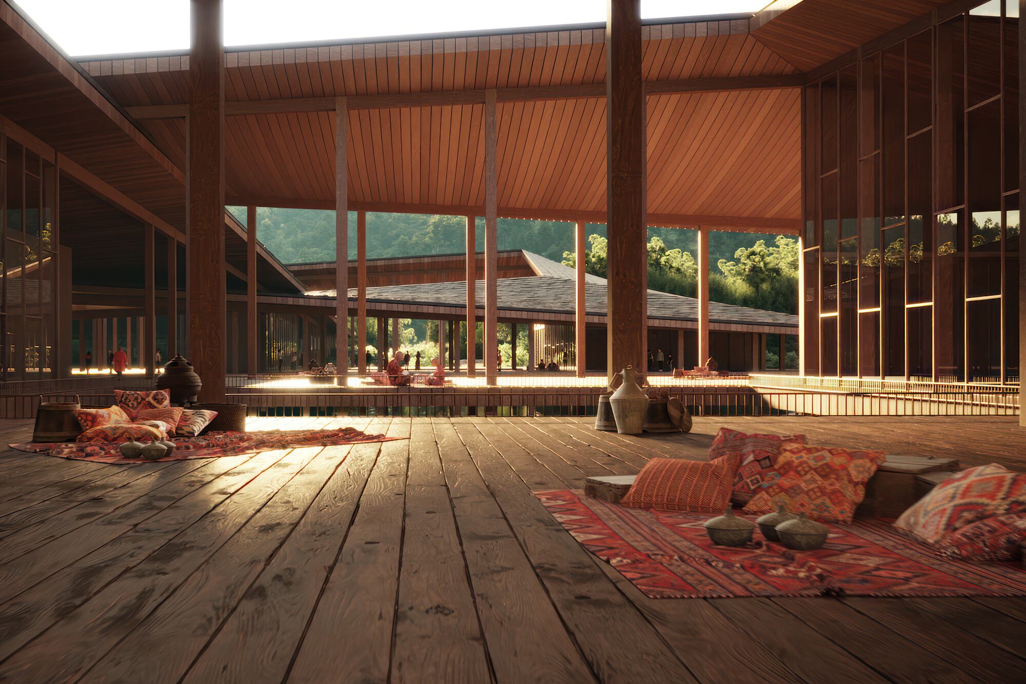 Todo allí está pensando y creado para colaborar no sólo con la felicidad de sus residentes