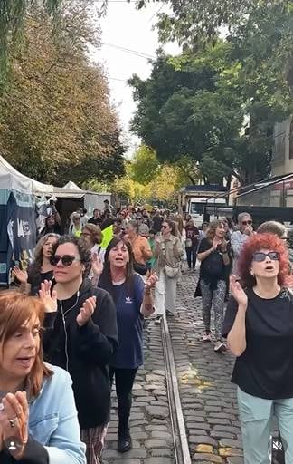 Malestar de los vecinos de Palermo por la construcción de una cochera subterránea en plaza Armenia.