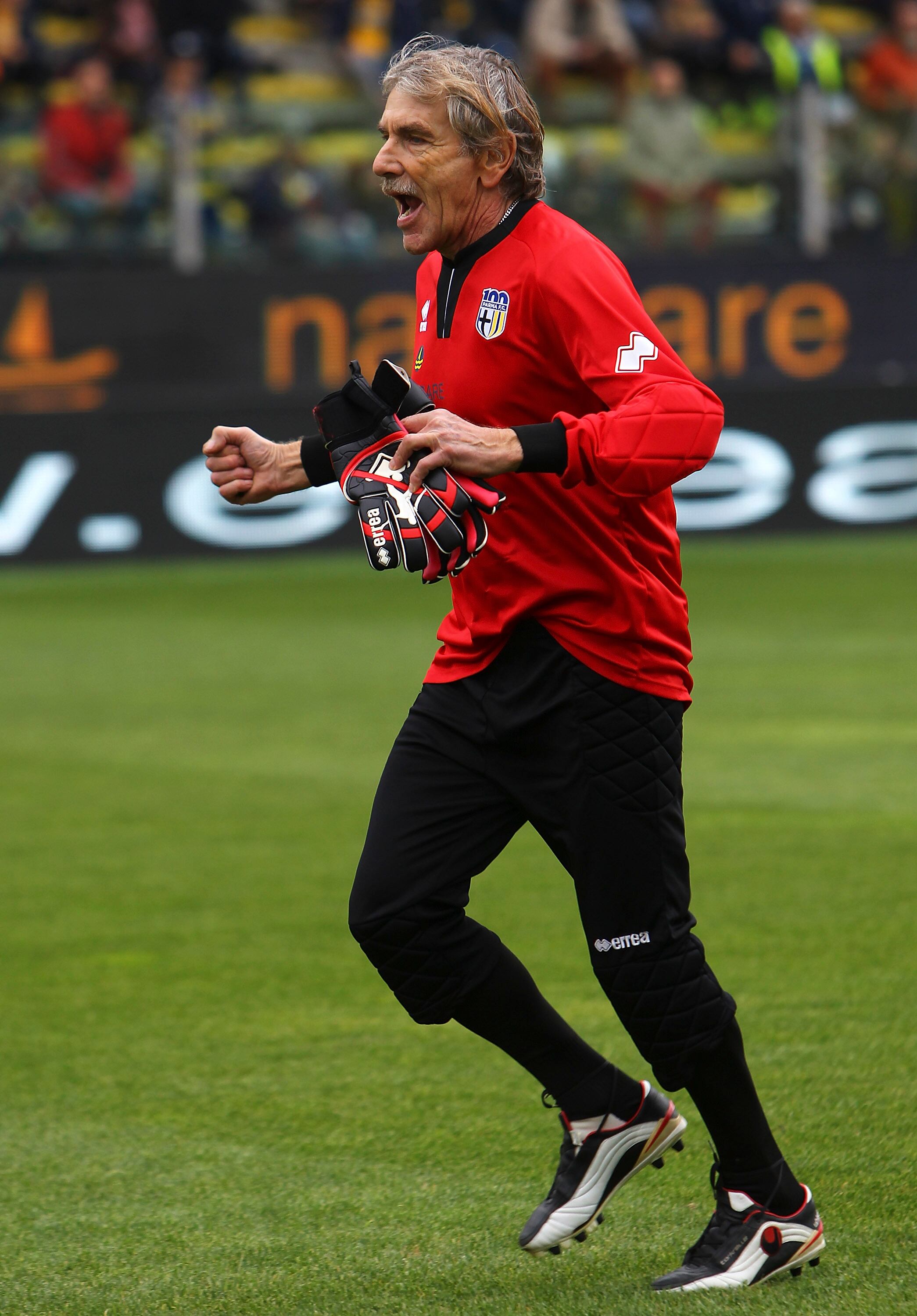 Lamberto Boranga, hace unos años, durante un partido en el estadio Ennio Tardini de Parma