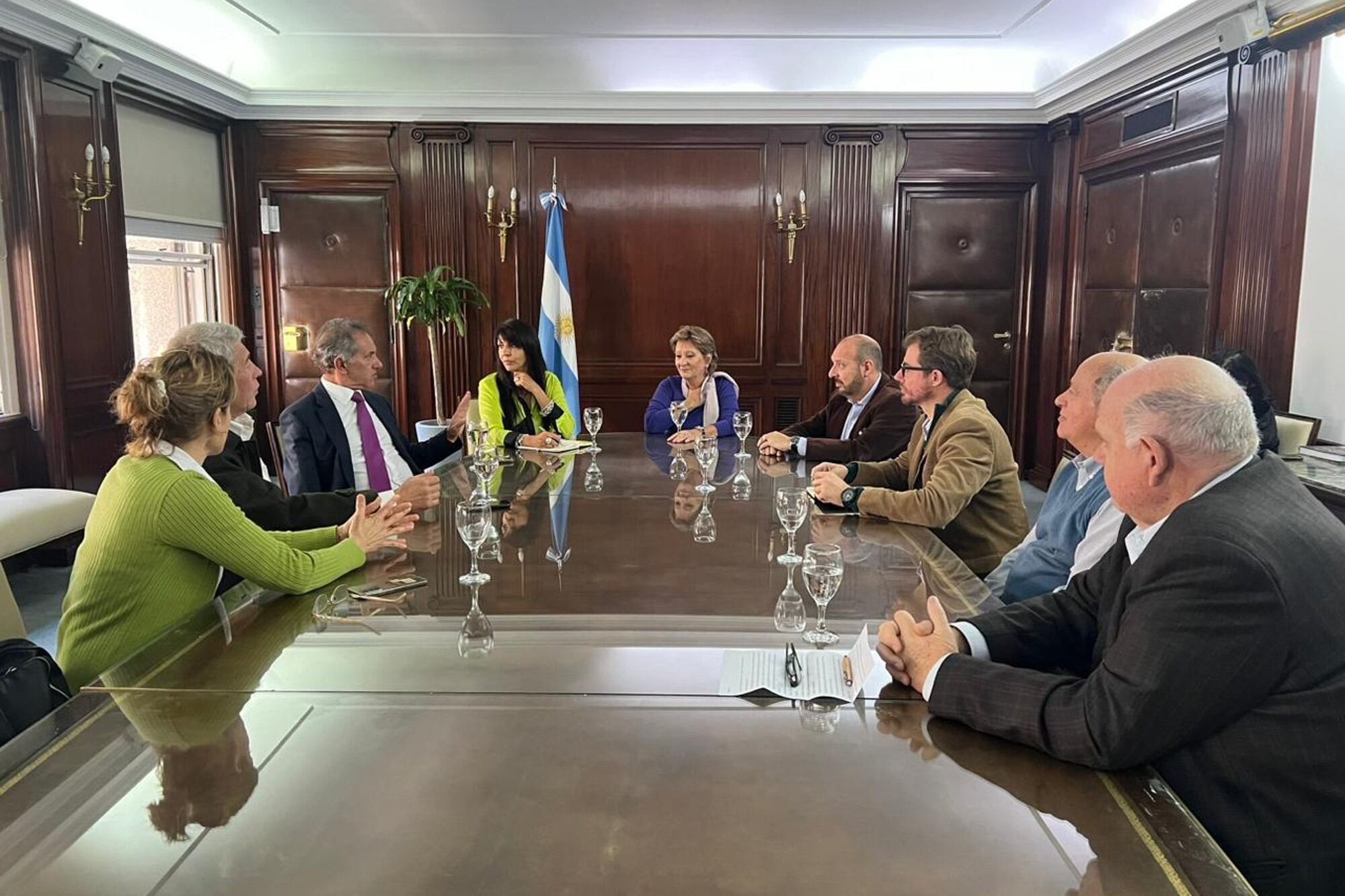 El encuentro de los productores con Daniel Scioli