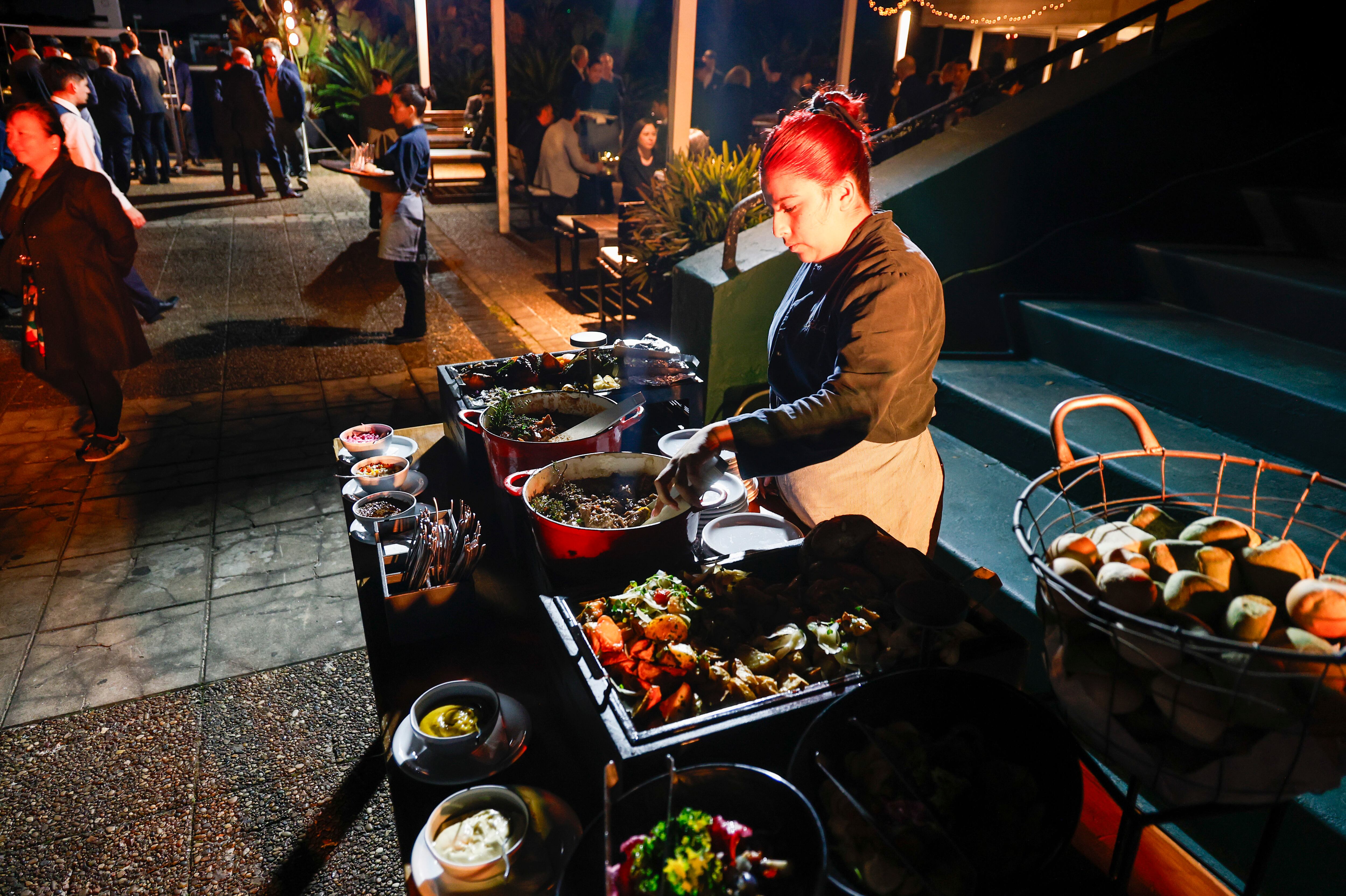 El cóctel en el Hipódromo de San isidro