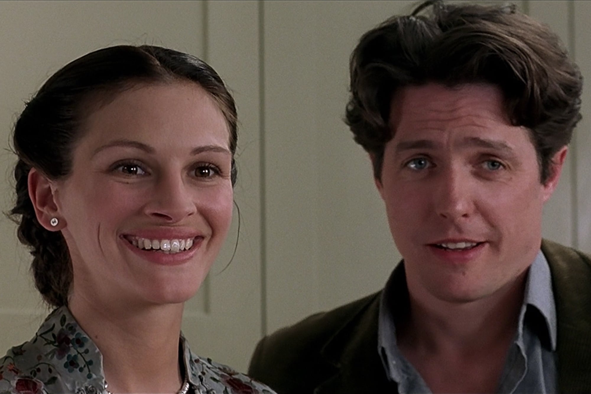 Julia Roberts y Hugh Grant en Nothing Hill, 1999