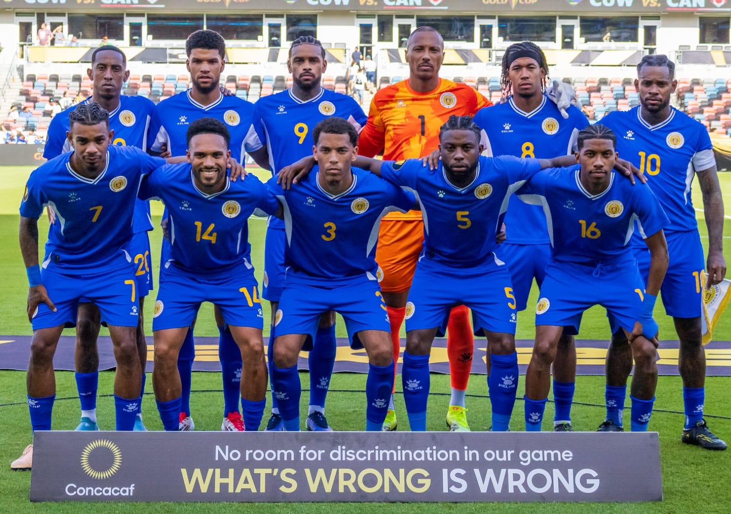 La escuadra de Curazao se prepara para su siguiente encuentro. Foto: IG thebluewaveffk