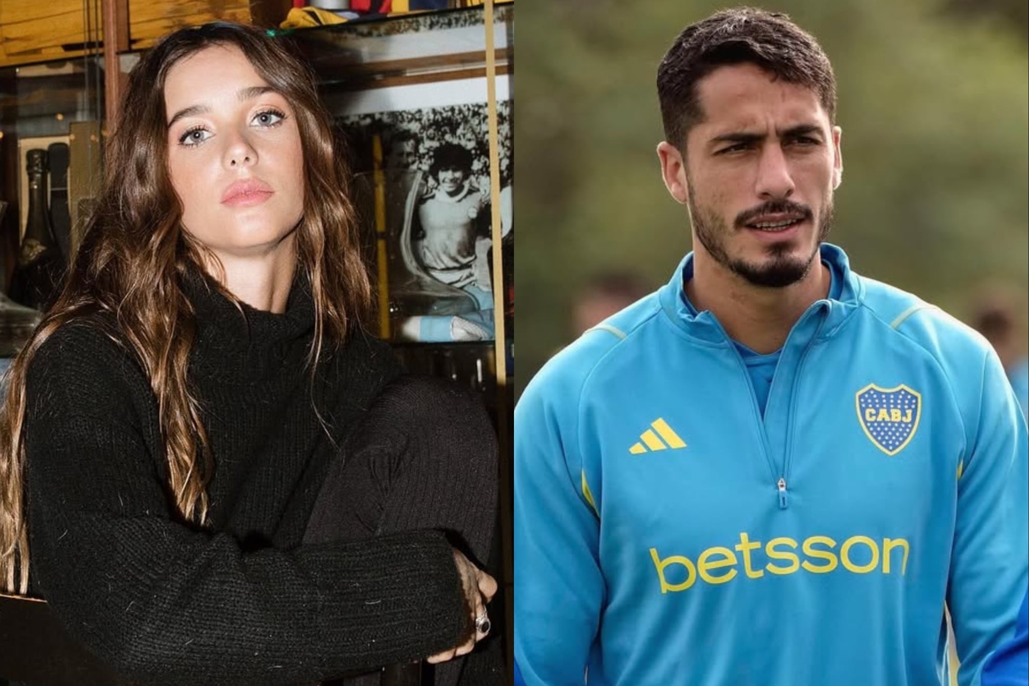 En LAM, vincularon a Lucía Celasco con el futbolista Nicolás Figal (Foto: Instagram @lucia_celasco / @nico_figal)