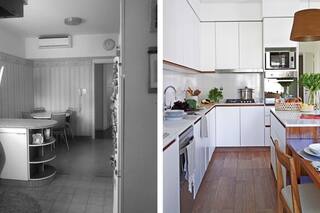Irreconocible. Una cocina que sumó metros y vista hacia el jardín
