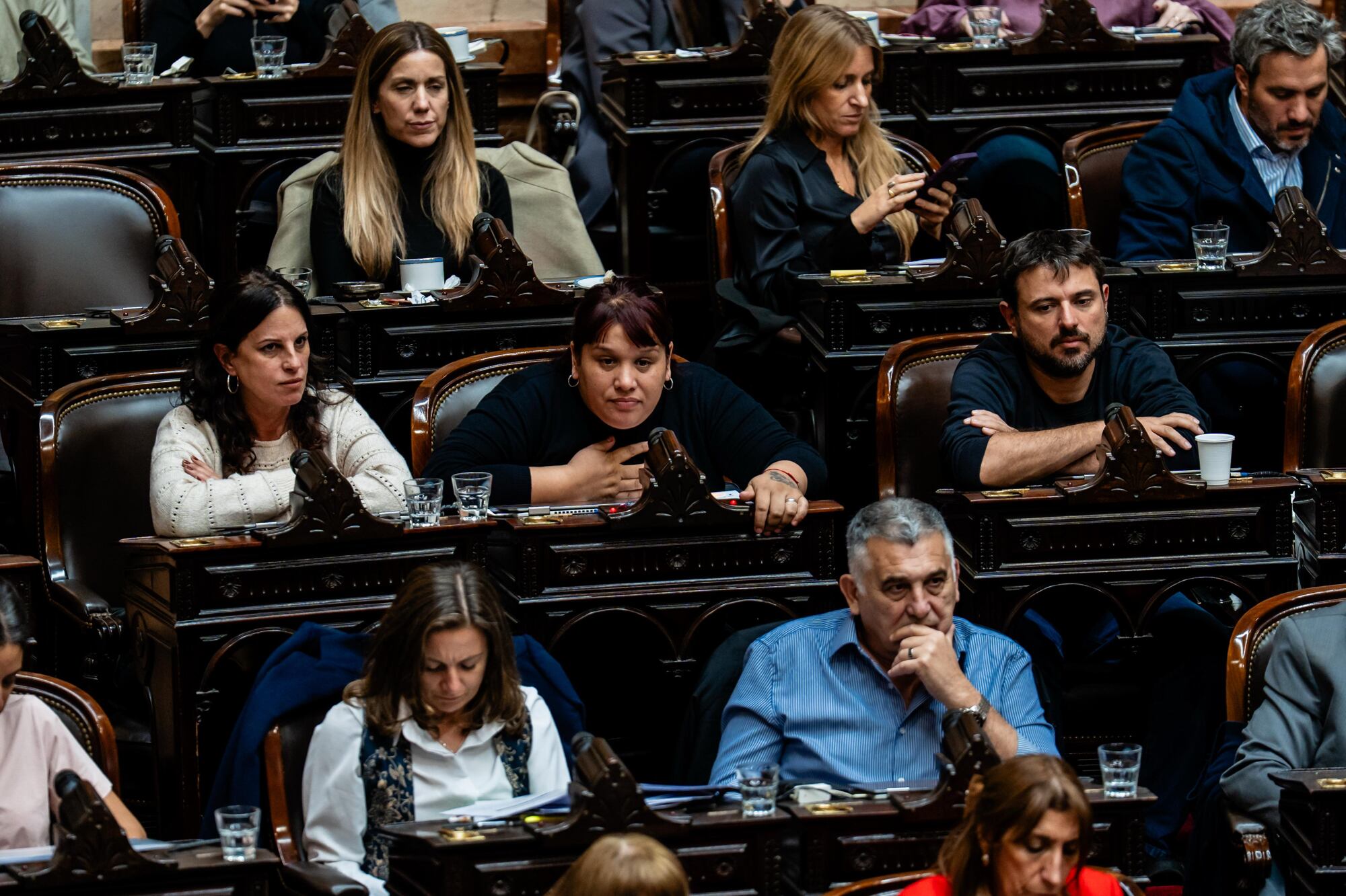 Natalia Zaracho toma la palabra en el informe de gestión de Manuel Adorni