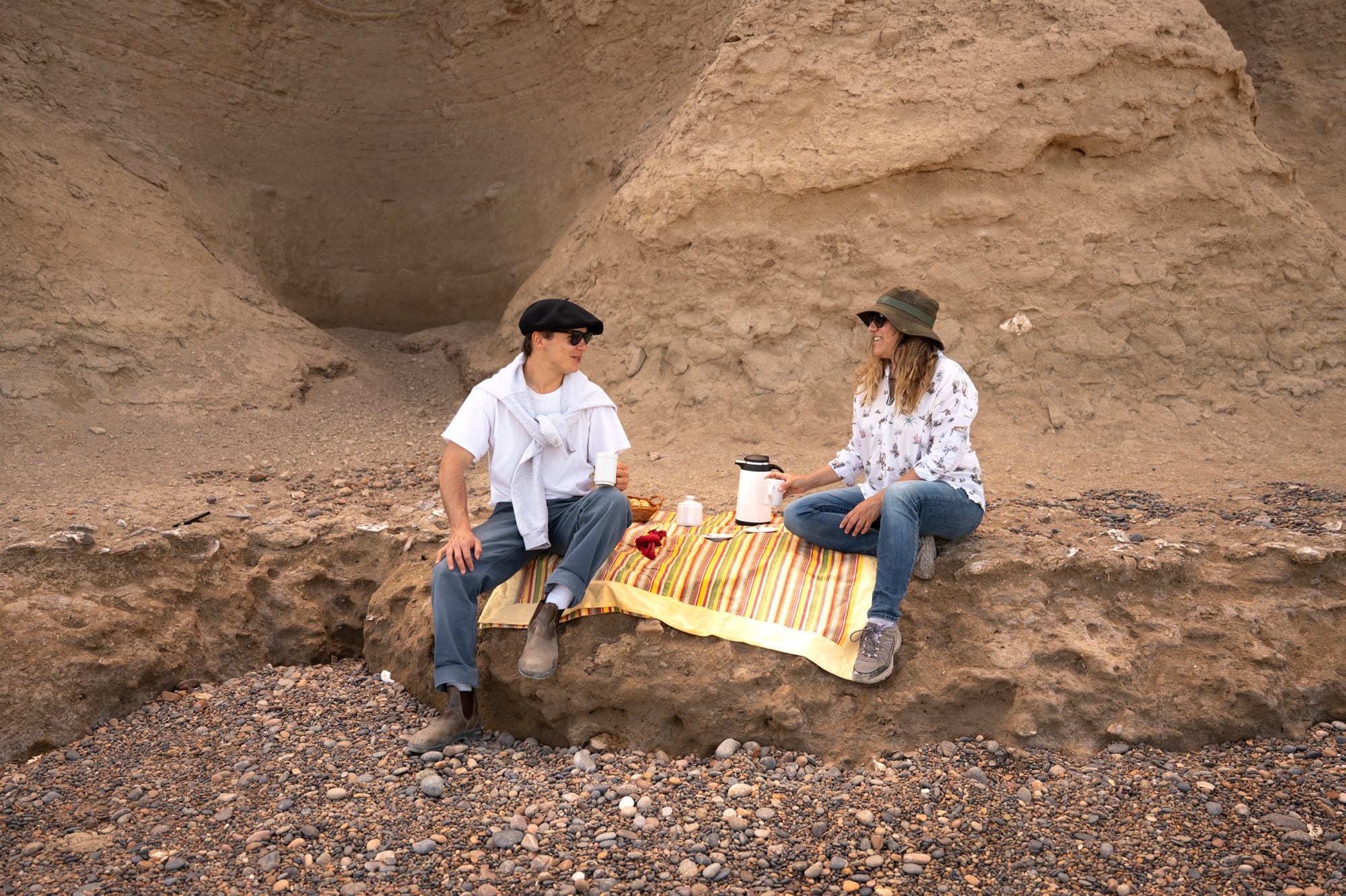 Una pausa en el trekking para tomar el té