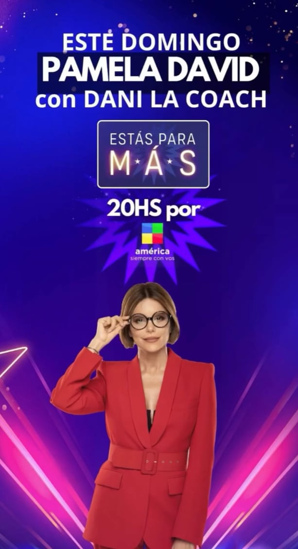 Daniela De Lucía tuvo su propio programa en América al que llamó igual que a su primer libro