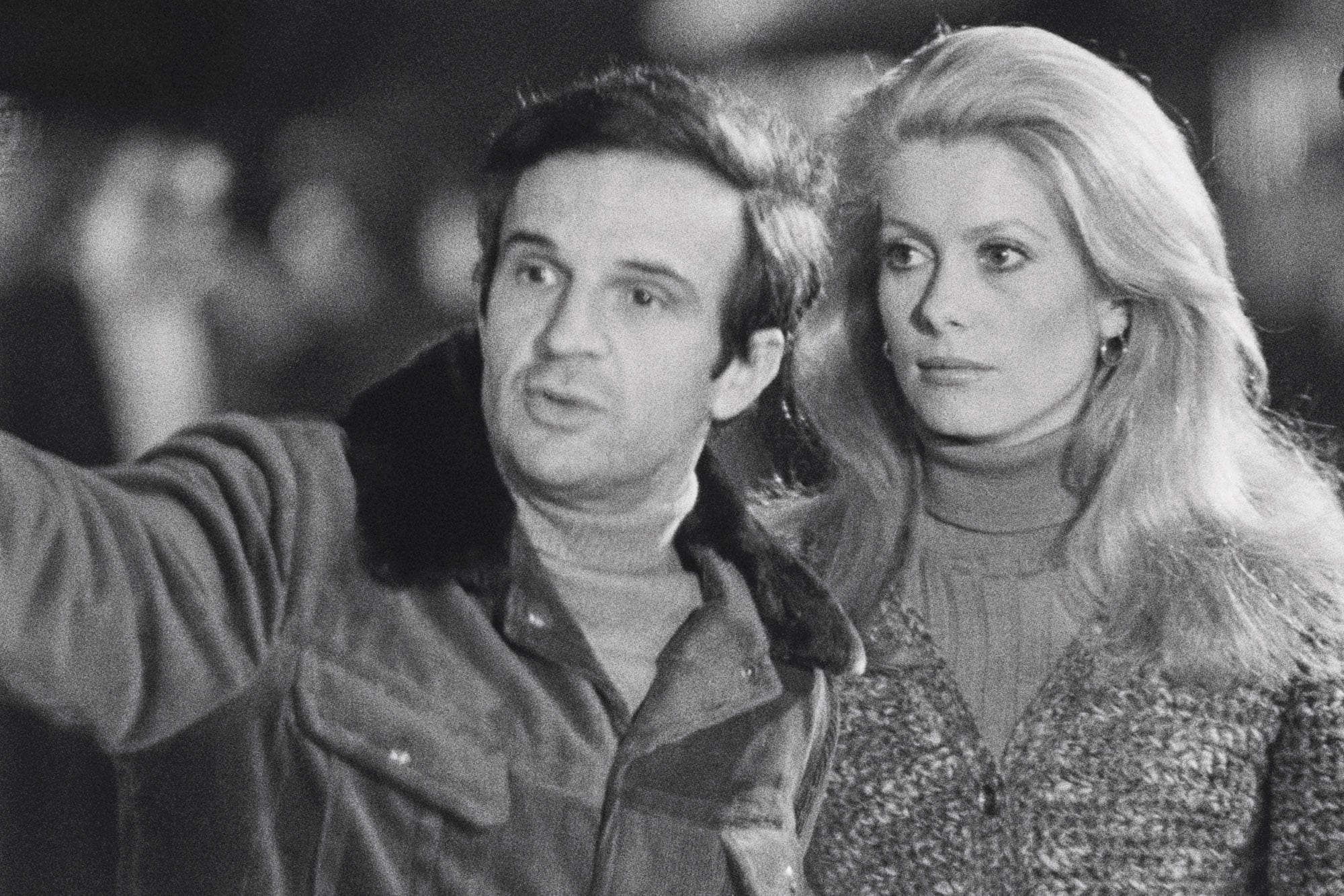 En el set de filmación de La sirena del
Mississippi, dirigida por François Truffaut, con quien tuvo un romance