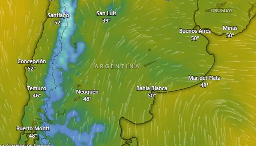 Hay alerta amarilla por lluvias y vientos para este sábado 9 de mayo: las provincias afectadas