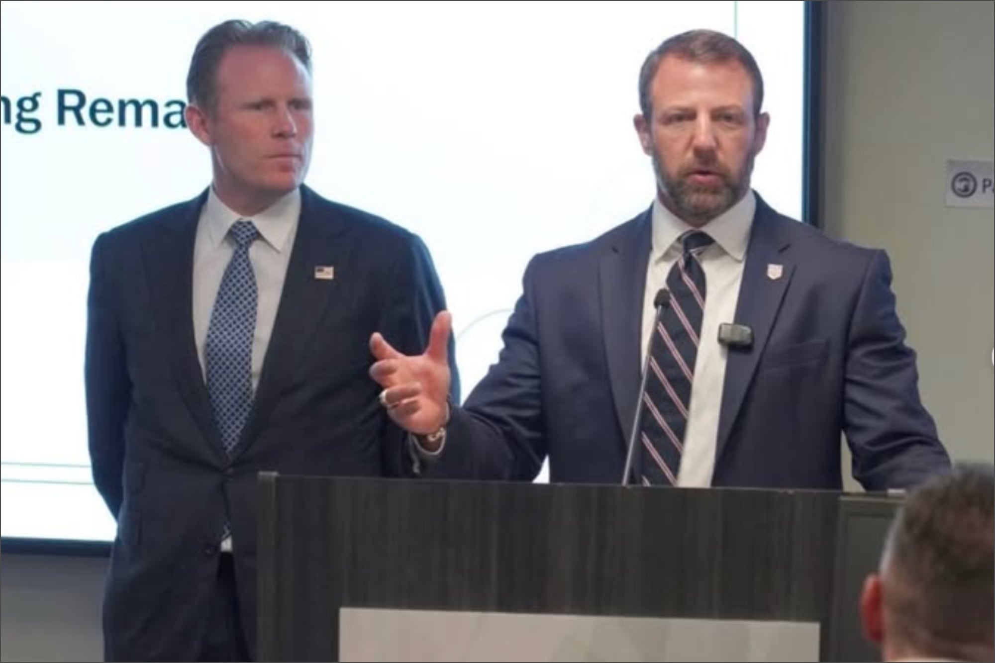 Markwayne Mullin destacó las medidas migratorias de EE.UU. y resaltó la política de