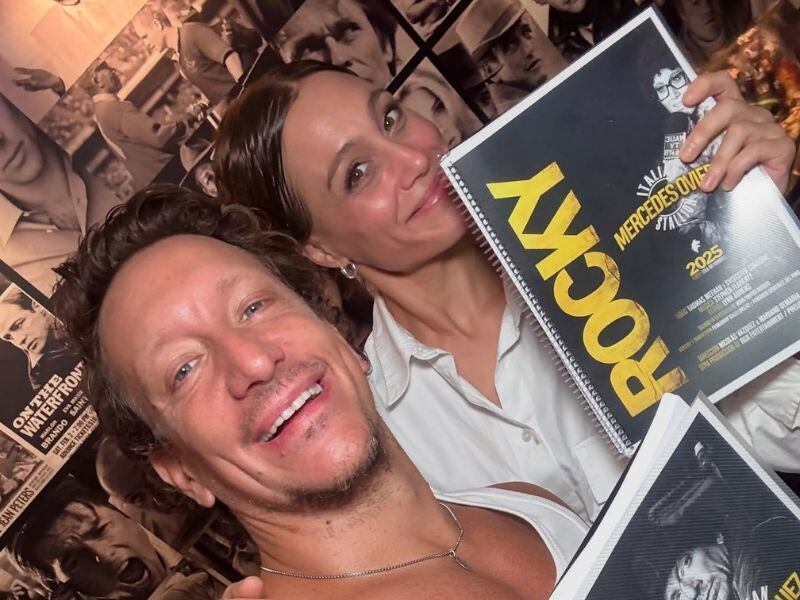 Nicolás Vázquez y Mercedes Oviedo comparten elenco en Rocky