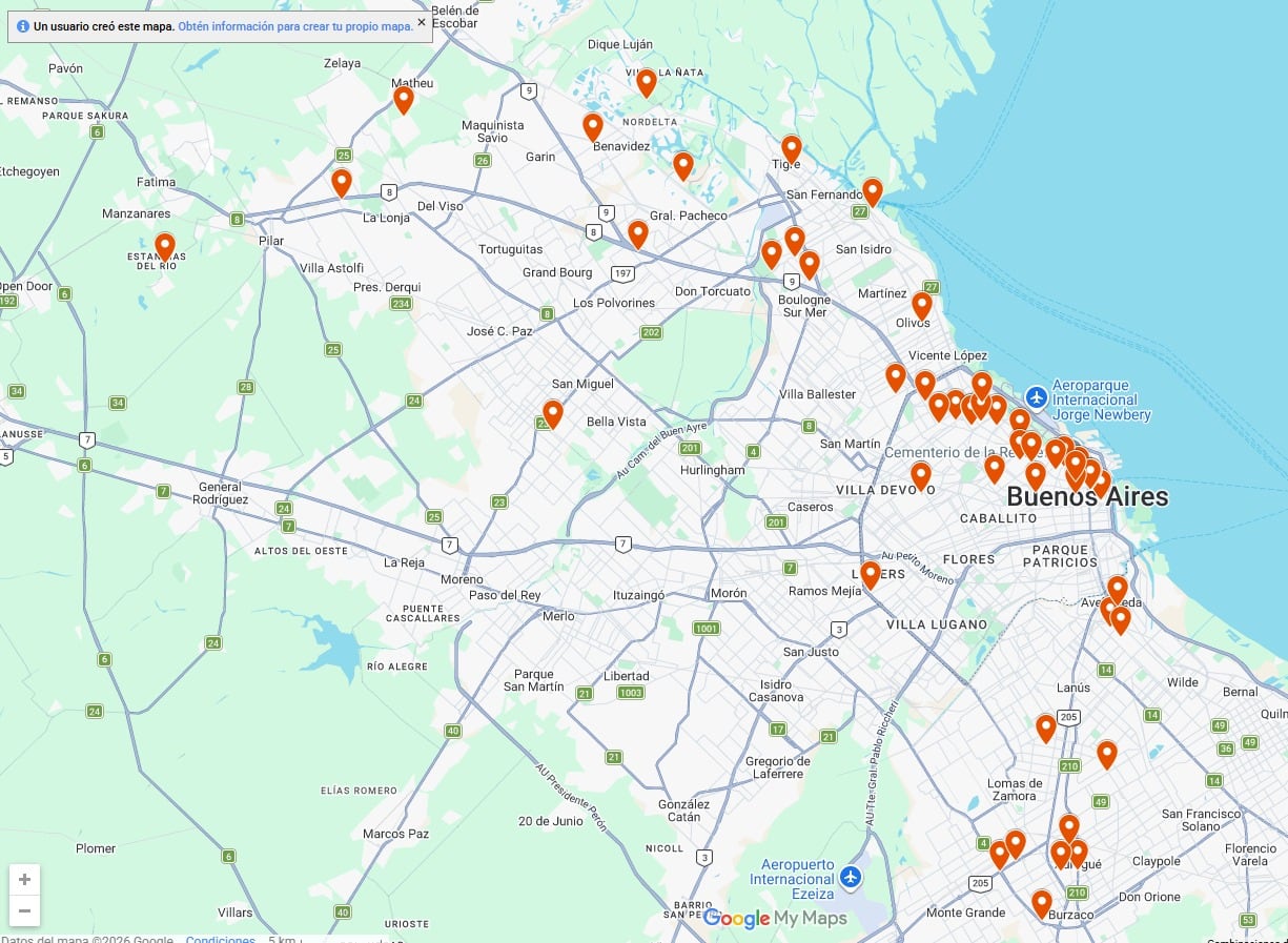 El mapa de las urnas en CABA y la provincia de Buenos Aires