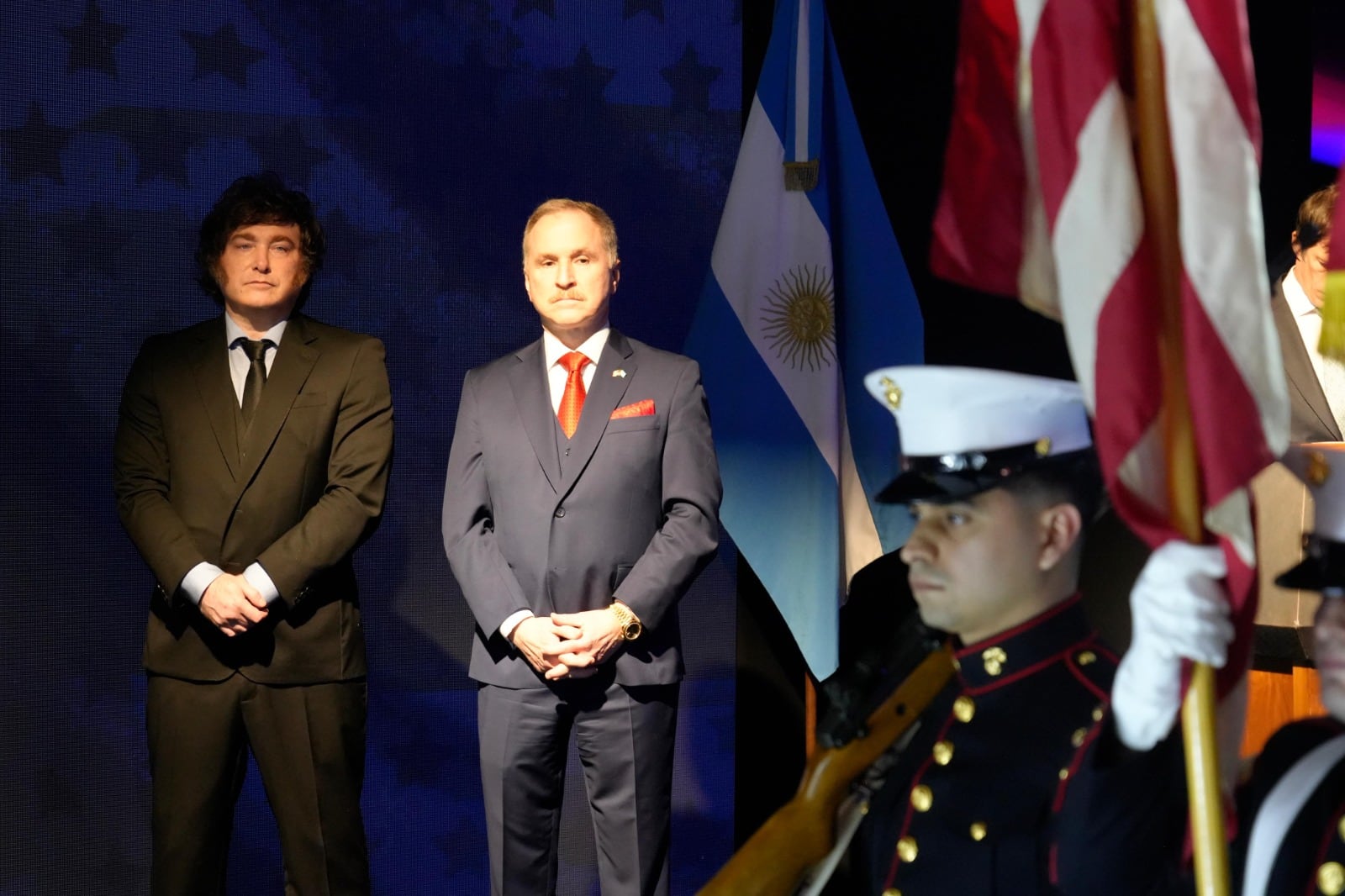 El presidente Javier Milei participó de la celebración por el 250° aniversario de la Independencia de los Estados Unidos, realizada en la residencia del embajador de ese país en la Argentina, Peter Lamelas