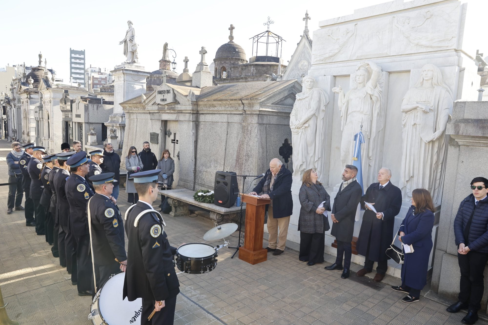 A 205 años de su nacimiento, homenajearon a Bartolomé Mitre