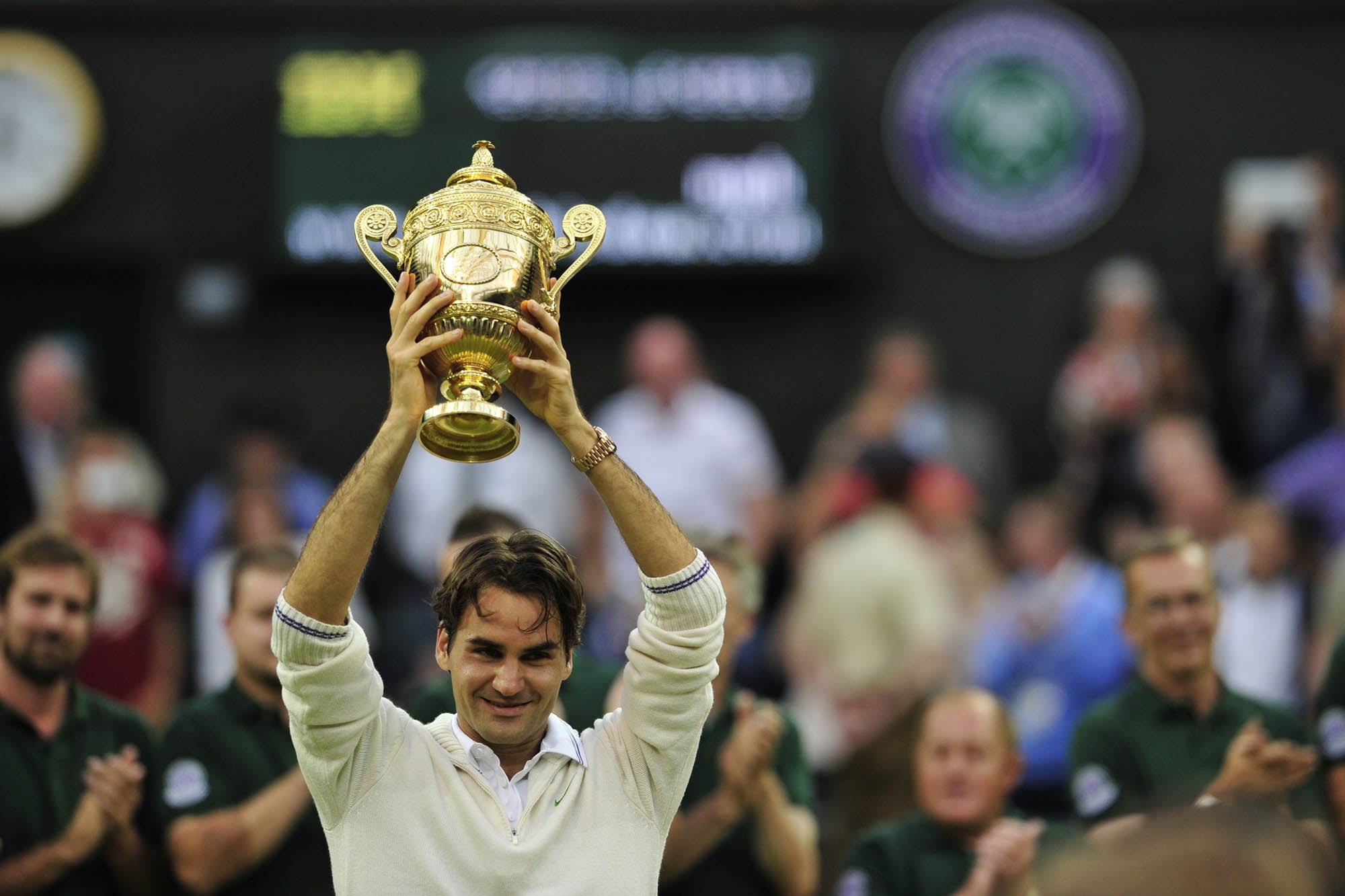 Roger Federer es el máximo ganador de la historia de Wimbledon con ocho títulos