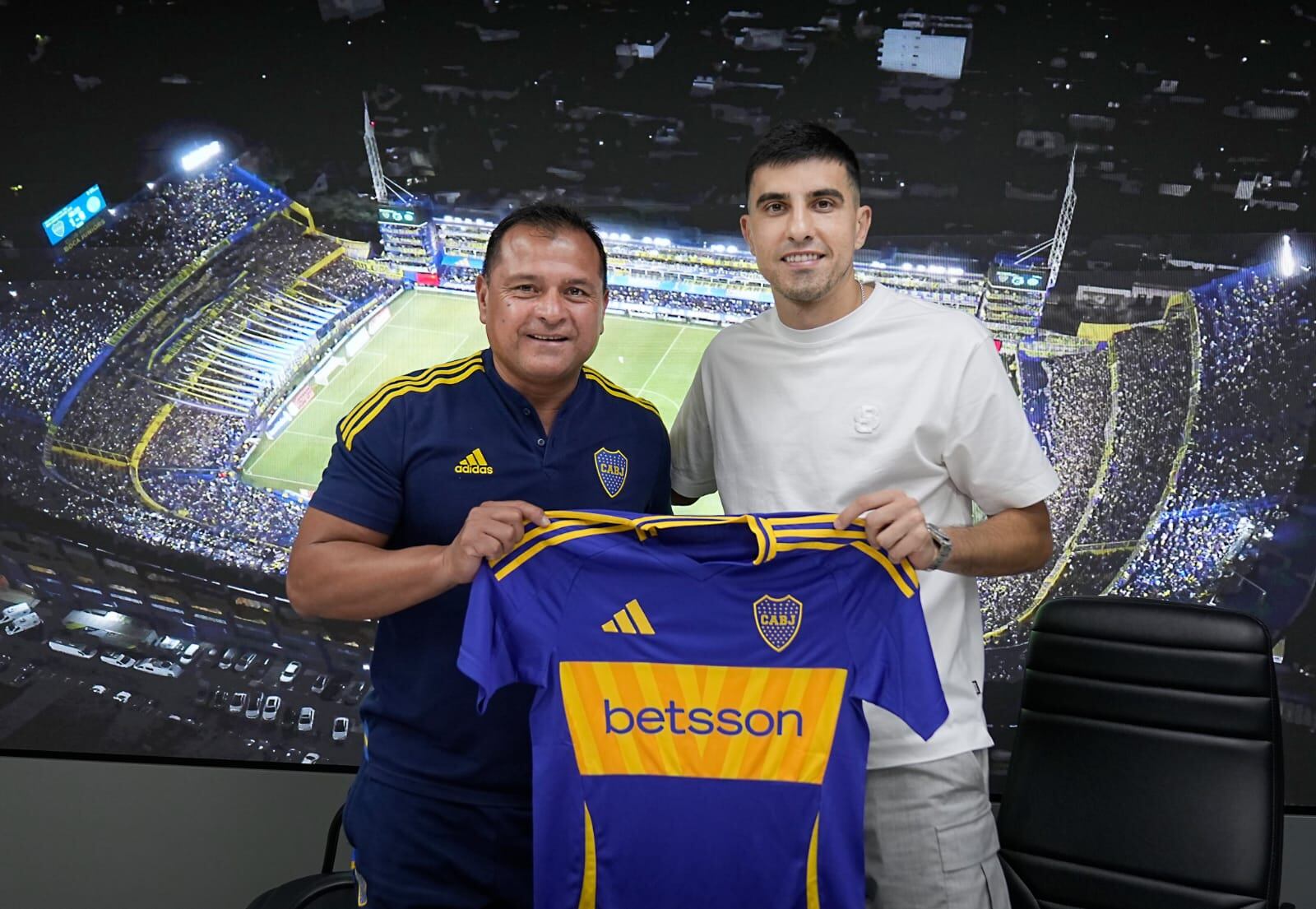 Rodrigo Battaglia, tras firmar contrato con Boca por dos años
