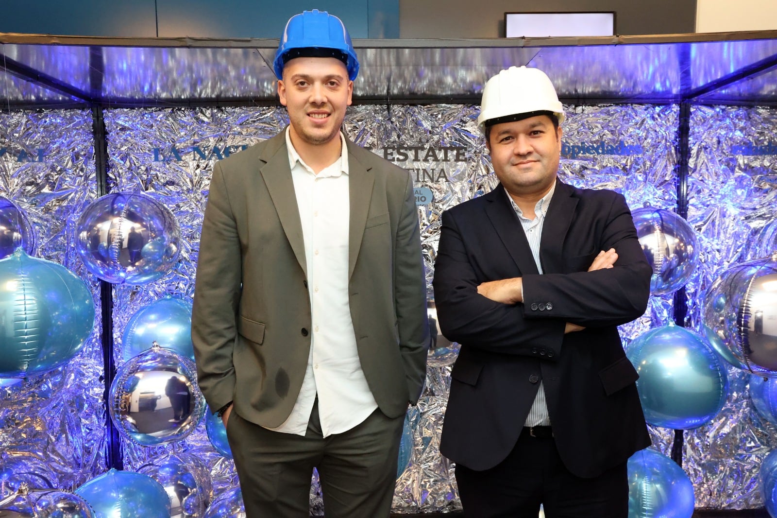 Augusto Zunino (Zunino Propiedades) y Fernando Guevara (consultor de comunicación)