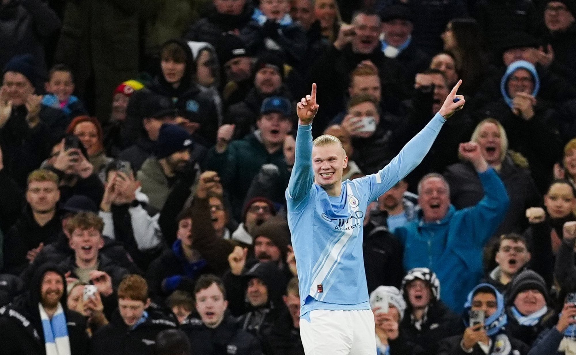 Erling Haaland batió una marca de Cristiano Ronaldo en la Premier League y no para de asombrar