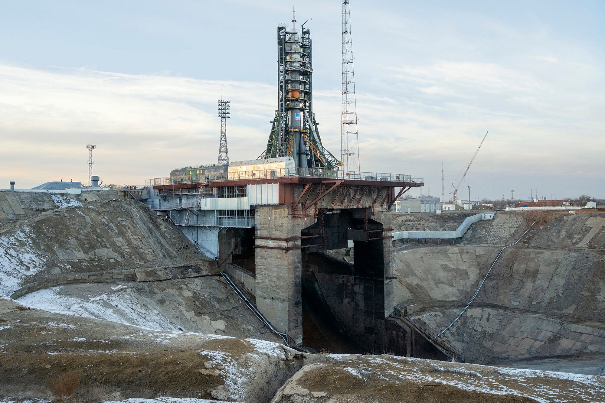 El Sitio 31/6 del Cosmódromo de Baikonur, Kazajistán