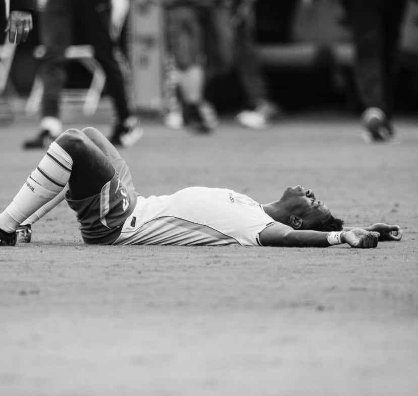 La imagen que publicó Vinícius Jr. junto a su mensaje