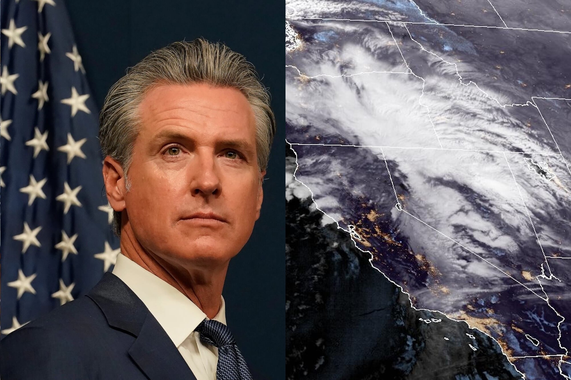 Tormentas en California: el recurso de último momento que lanzó Gavin Newsom por protección en Año Nuevo