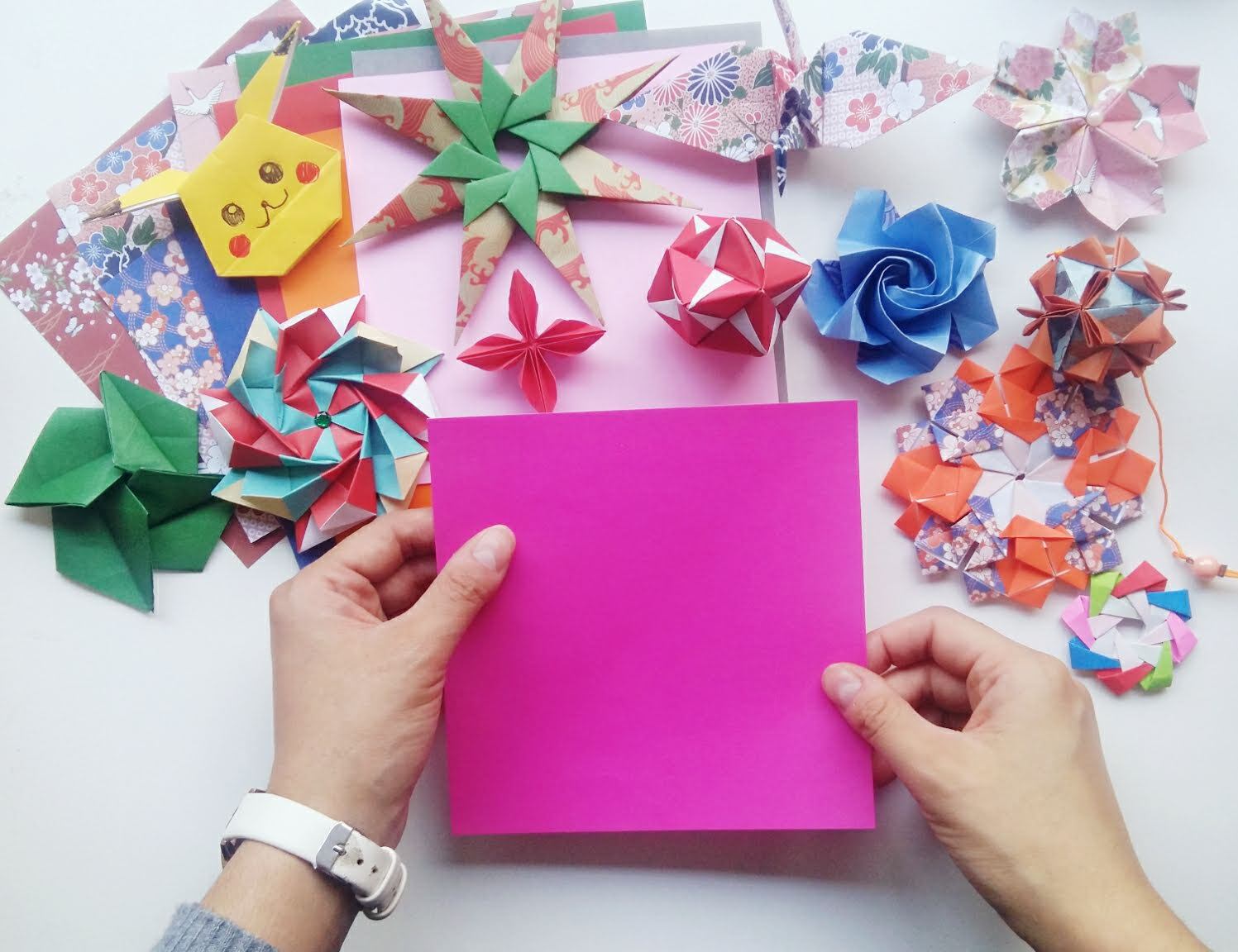 Taller de origami a cargo de Noemi