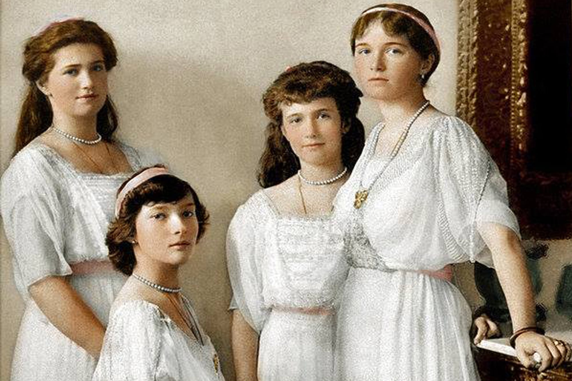 Las hijas del zar Nicolás II y la zarina Alejandra