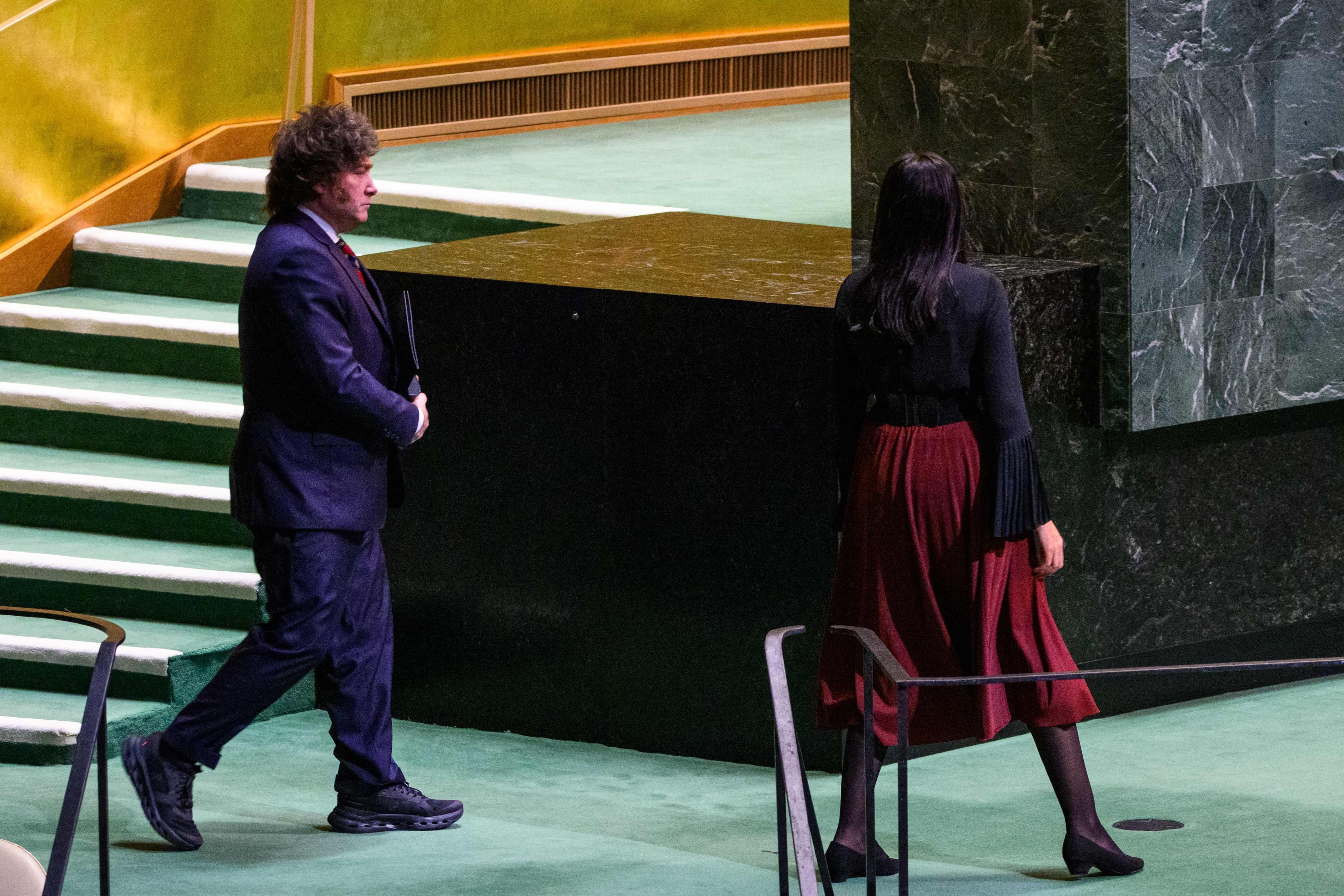 Milei expuso ante la ONU sobre Malvinas y criticó duramente a la organización