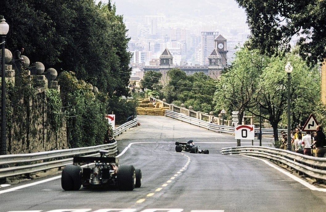 El pintoresco circuito de Montjuic