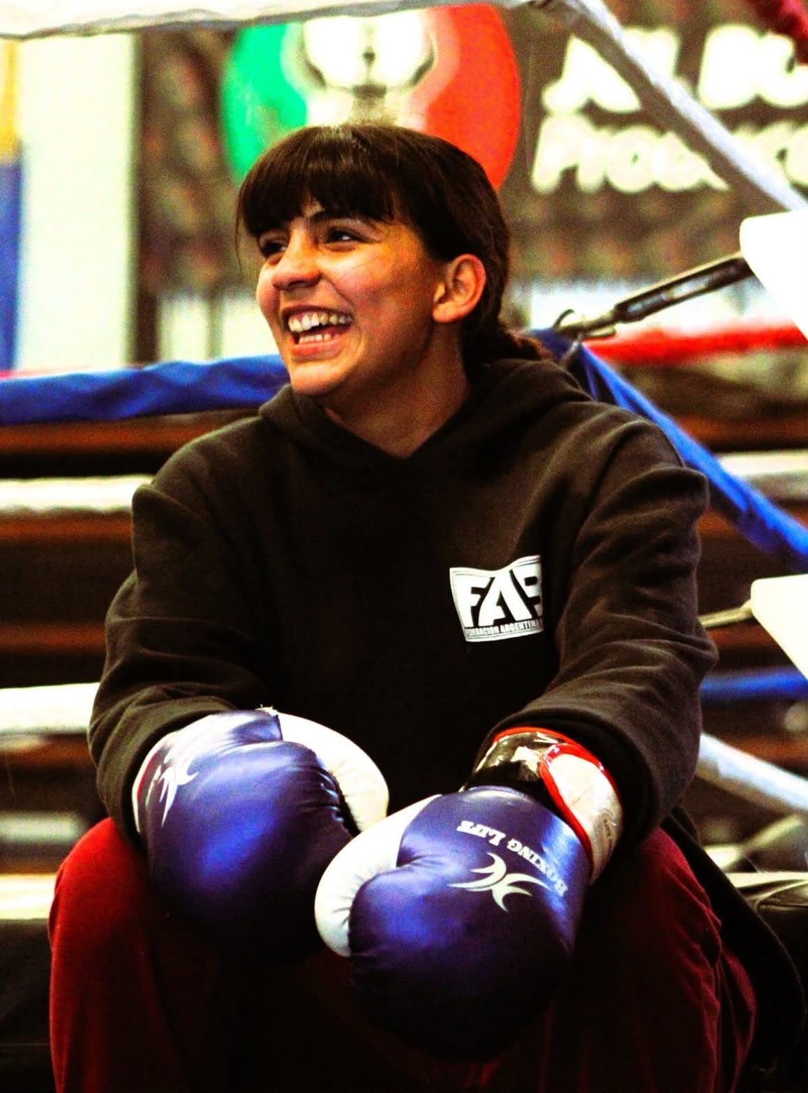 Lucía Muello, boxeadora
