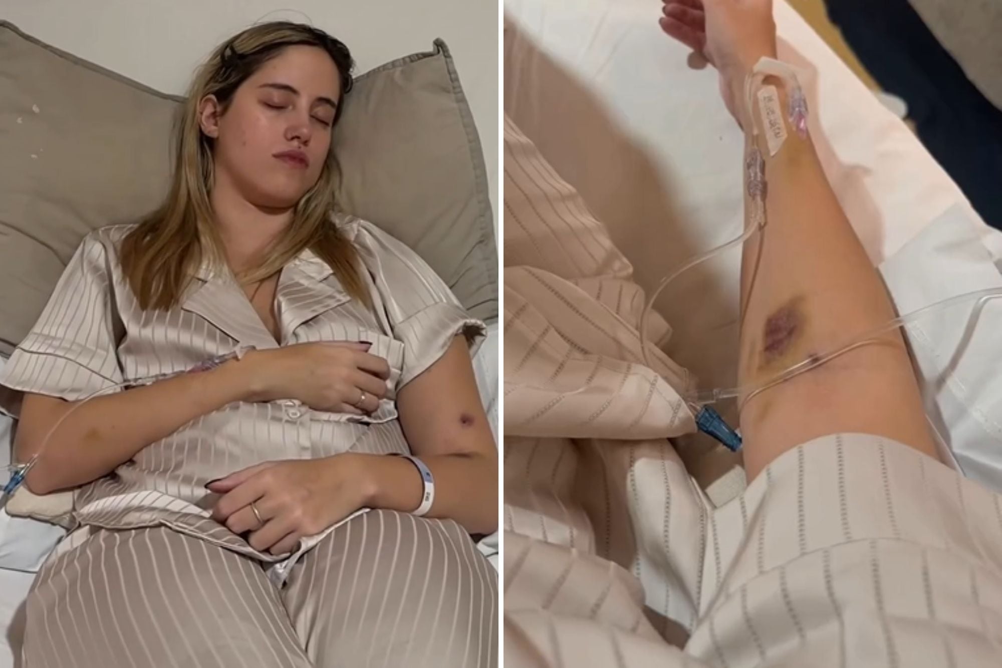 Denisse González reliza un tratamiento para recuperar el número de plaquetas