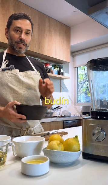 El paso a paso del budín de limón de Coco Carreño para acompañar el mate (Foto: Captura Instagram/@coco.carreno)