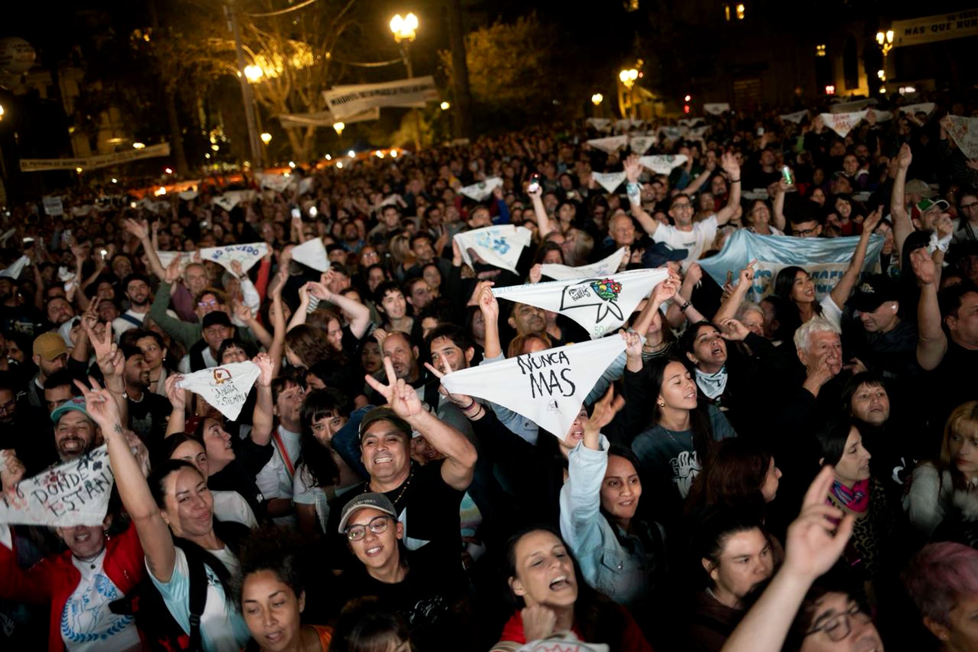 Vigilia por el acto del 24 de marzo en la Plaza de Mayo